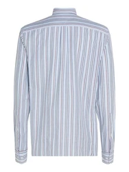 Tommy Hilfiger Langarmhemd MULTI STRIPE OXFORD RF SHIRT bunt (cloudy blau/rouge/multi)