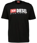 Diesel T-Shirt SPLASH LOGO Regular Fit Rot/Schwarz/Beige/Braun