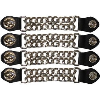 BULLDT Motorradweste 4er W-Extender Style 4er Motorrad Westenkette EXTENDER