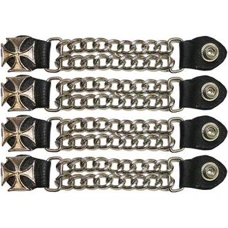 BULLDT Motorradweste 4er W-Extender Style 4er Motorrad Westenkette EXTENDER BULLDT Motorradweste 4er W-Extender Style 4er Motorrad Westenkette EXTENDER