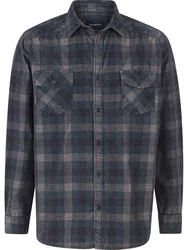 Babista Langarmhemd Style AMATOLLI blau/petrol kariert