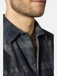 Babista Langarmhemd Style AMATOLLI blau/petrol kariert