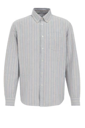 WE Fashion Businesshemd Blau/Hellblau/Grau/Hellgrau