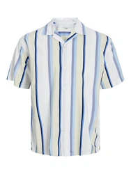 Jack & Jones Funktionshemd Palma Resort Hellblau/Blau