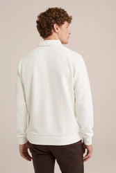 WE Fashion Sweater Weiß/Creme/Khaki/Beige/Grau/Braun