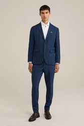 WE Fashion Jackenblazer Hellblau/Blau/Dunkelblau