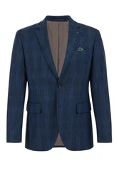WE Fashion Jackenblazer Hellblau/Blau/Dunkelblau