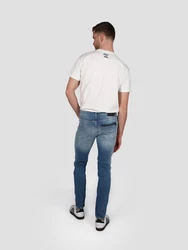 Miracle of Denim 5-Pocket Jeans Mario Slim Blau/Hellblau