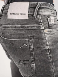 Miracle of Denim 5-Pocket Jeans Marcel Slim Dunkelgrau/Grau/Hellgrau/Schwarz