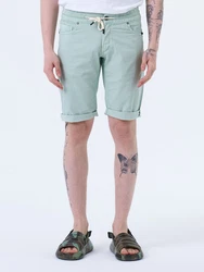 Miracle of Denim Jeansbermudas Thomas Shorts Grün/Hellgrün/Türkis