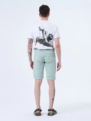 Miracle of Denim Jeansbermudas Thomas Shorts Grün/Hellgrün/Türkis