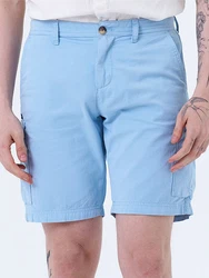 Miracle of Denim Jeansbermudas Elliot Cargo Shorts (1-tlg) Hellblau/Blau