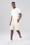 Miracle of Denim Jeansbermudas Elliot Cargo Shorts (1-tlg) Khaki/Weiß/Creme/Beige/Schwarz