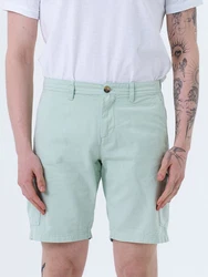 Miracle of Denim Jeansbermudas Elliot Cargo Shorts (1-tlg) Grün/Hellgrün/Türkis