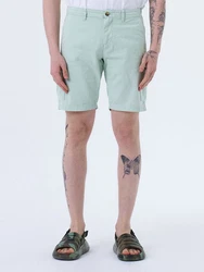 Miracle of Denim Jeansbermudas Elliot Cargo Shorts (1-tlg) Grün/Hellgrün/Türkis