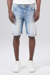 Miracle of Denim Jeansbermudas Thommy Shorts Creme/Weiß/Schwarz/Hellblau