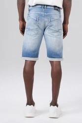 Miracle of Denim Jeansbermudas Thommy Shorts Creme/Weiß/Schwarz/Hellblau