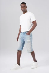 Miracle of Denim Jeansbermudas Thommy Shorts Weiß/Creme/Schwarz/Grün/Hellblau