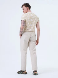 Miracle of Denim 5-Pocket-Jeans Hendrix Chino Khaki/Weiß/Beige/Creme