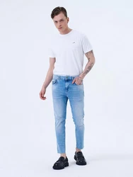 Miracle of Denim 5-Pocket-Jeans Alex Tapered Hellblau