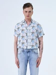 Miracle of Denim Kurzarmhemd Men Shirt Blau