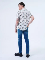 Miracle of Denim Kurzarmhemd Men Shirt Beige/Rot/Khaki/Blau