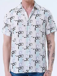 Miracle of Denim Kurzarmhemd Men Shirt Beige/Rot/Khaki/Blau