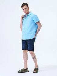 Miracle of Denim Kurzarmhemd Men Shirt (1-tlg) 
