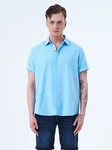 Miracle of Denim Kurzarmhemd Men Shirt (1-tlg) 