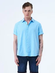 Miracle of Denim Kurzarmhemd Men Shirt (1-tlg) 