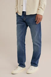 WE Fashion Regular-fit-Jeans Blau