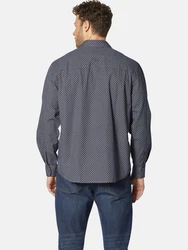 Babista Langarmhemd LIODETTO blau/blau gemustert