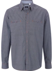 Babista Langarmhemd LIODETTO blau/blau gemustert