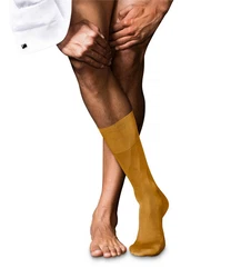 FALKE Socken No. 9 Pure Fil d'Ecosse (1-Paar) Gelb/Orange/Gold/Beige