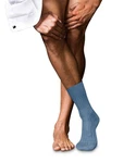 FALKE Socken No. 13 Finest Piuma Cotton Blau/Hellblau