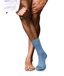 FALKE Socken No. 6 Finest Merino & Silk Blau/Hellblau
