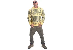 YAKUZA Hoodie Anyone Gelb/Rosa