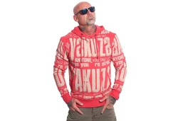 YAKUZA Hoodie Anyone Rosa/Rot