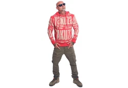 YAKUZA Hoodie Anyone Rosa/Rot