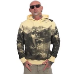 YAKUZA Hoodie Horror Braun/Schwarz/Gelb/Beige