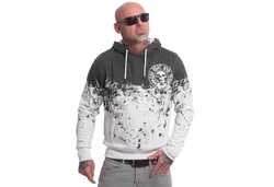 YAKUZA Hoodie Splash Schwarz/Hellgrau/Grau/Rot