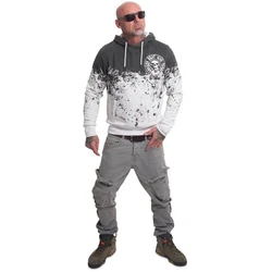 YAKUZA Hoodie Splash Schwarz/Hellgrau/Grau/Rot