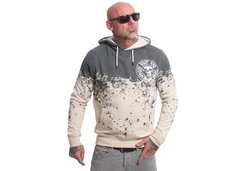 YAKUZA Hoodie Splash Khaki/Beige/Grau/Braun/Rot