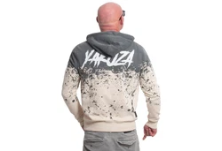 YAKUZA Hoodie Splash Khaki/Beige/Grau/Braun/Rot