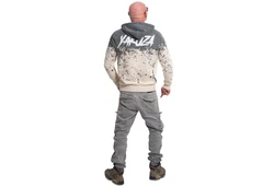 YAKUZA Hoodie Splash Khaki/Beige/Grau/Braun/Rot