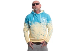 YAKUZA Hoodie Splash Gelb/Hellblau/Orange/Schwarz/Beige/Grün