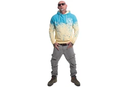 YAKUZA Hoodie Splash Gelb/Hellblau/Orange/Schwarz/Beige/Grün