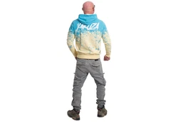 YAKUZA Hoodie Splash Gelb/Hellblau/Orange/Schwarz/Beige/Grün