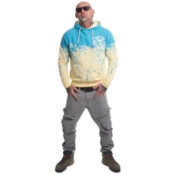 YAKUZA Hoodie Splash Gelb/Hellblau/Orange/Schwarz/Beige/Grün