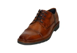 bugatti Schnürschuh Braun/Beige/Orange